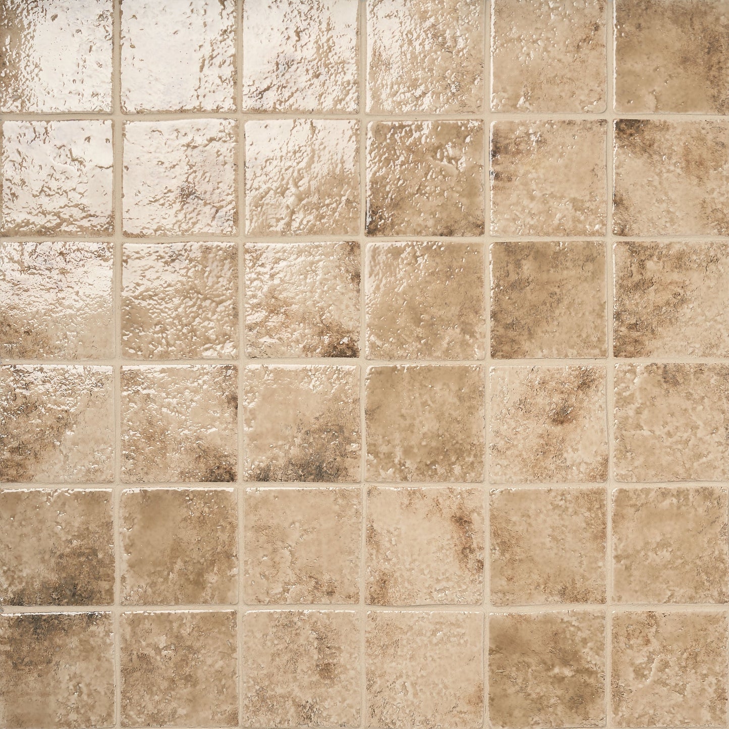 Artmore Tile Aether Sand Beige 5-in x 5-in Glossy Porcelain Handcrafted look Floor and Wall Tile product image