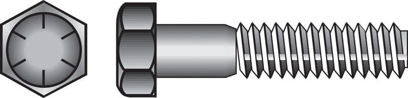 Hillman 3/8 in. Diameter x 3-1/2 in. Length Heat-Treated Steel Hex Head Cap Screw, Grade 8, 50-Pack