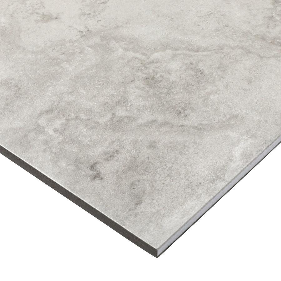 City Gray 12-in x 24-in Glazed Porcelain Stone Look Floor Tile