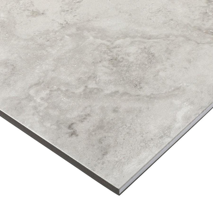 City Gray 12-in x 24-in Glazed Porcelain Stone Look Floor Tile