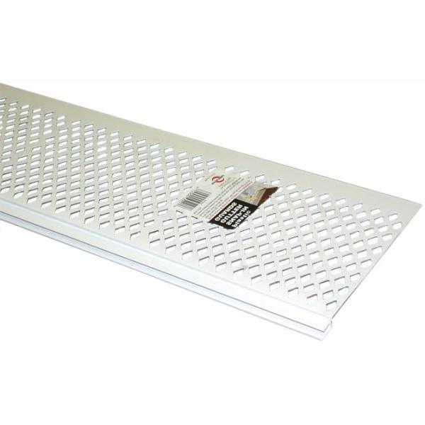3 ft. White Snap-In Filter Gutter Guard (25-Pack)