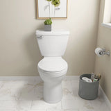 American Standard Champion White Round Chair Height 2-piece Toilet, 12-in Rough-In