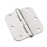 (2-Pack) 3-1/2 in. x 3-1/2 in. Antique Brass Full Mortise Butt Hinge with 5/8 in. Radius - Super Arbor
