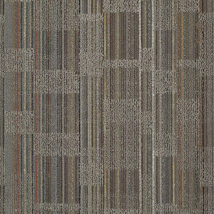 Invision Designer Cool Gray Loop 24 in. x 24 in. Modular Carpet Tile Kit (18 Tiles/Case)