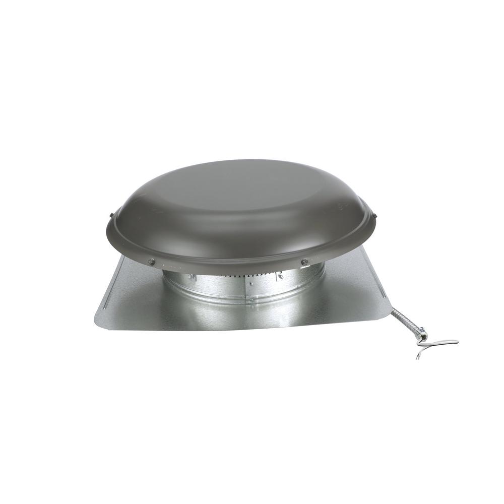 1500 CFM Weatherwood Galvanized Steel Electric Powered Attic Fan with Adjustable Thermostat - Super Arbor