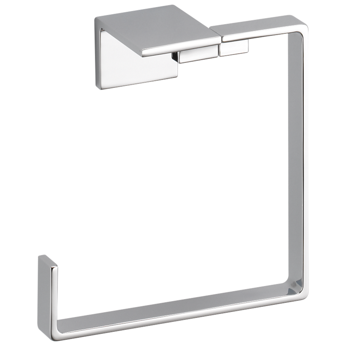 Delta Vero Brilliance Stainless Steel Wall-Mount Towel Ring, 6-1/2" x 6-1/2"