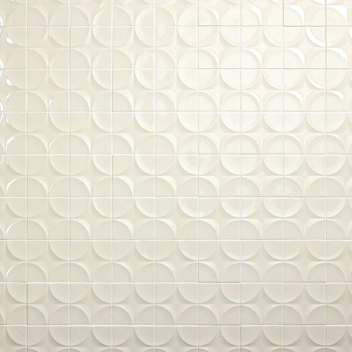 Daltile Contempee Jasmine 4-in x 4-in Glossy Ceramic Handcrafted look Wall Tile product image