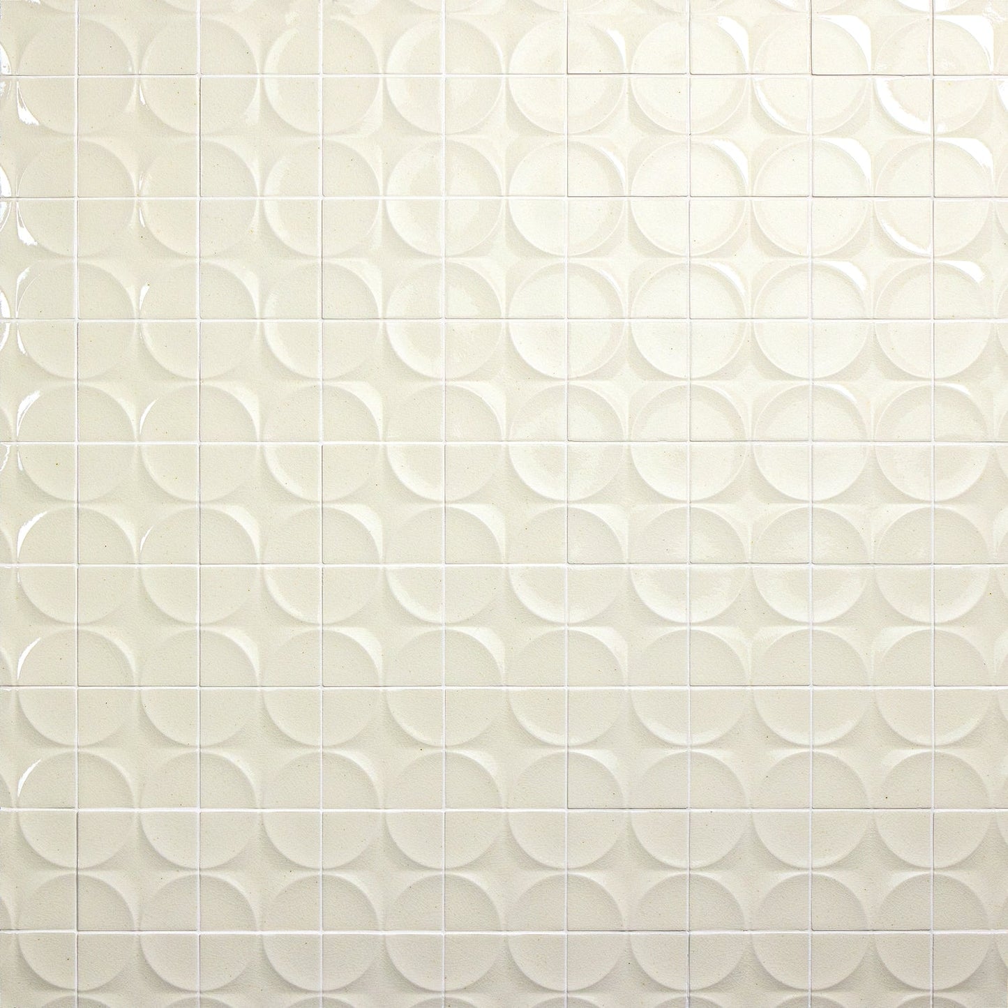 Daltile Contempee Jasmine 4-in x 4-in Glossy Ceramic Handcrafted look Wall Tile product image
