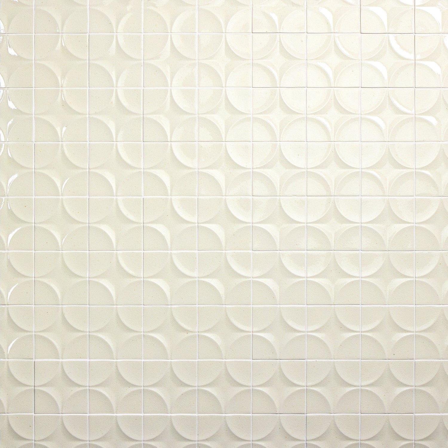 Daltile Contempee Jasmine 4-in x 4-in Glossy Ceramic Handcrafted look Wall Tile product image