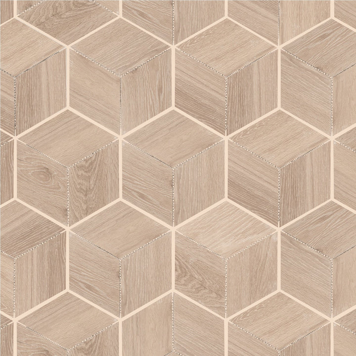 Daltile Emerson Wood Butter Pecan 11-in x 11-in Matte Porcelain Wood look Diamond Floor and Wall Tile product image