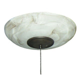 171 Mocha Large Bowl Oil Rubbed Bronze Ceiling Fan Light