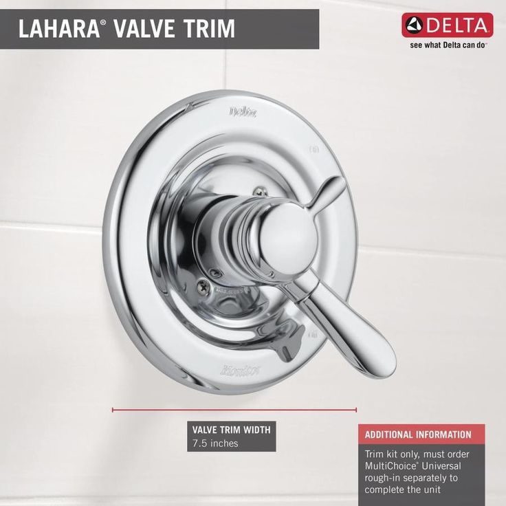 Delta 0.5-in Chrome Bathtub/Shower Mixer