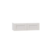 Shaker Assembled 36x20x24 in. Deep Wall Bridge Cabinet in Vanilla White - Super Arbor