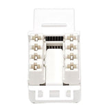CAT 6 Punch Down Keystone in Jack/White (10-Pack) - Super Arbor