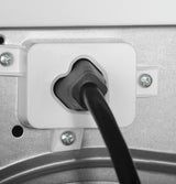 GE 2.4-cu ft High Efficiency Stackable Steam Cycle Front-Load Washer (White) ENERGY STAR, 24-inch, Model GFW148SSMWW