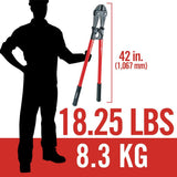 42 in. Model S42 Heavy-Duty Bolt Cutter - Super Arbor