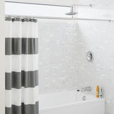 1-Spray 8 in. Single Wall Mount Fixed Rain Shower Head in Chrome - Super Arbor