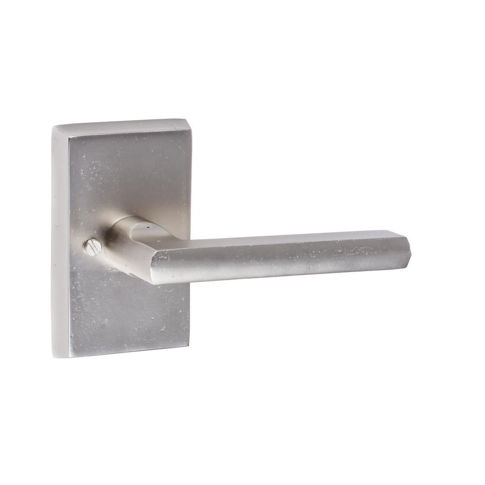 Logan Flat Black Privacy Bed/Bath Door Lever - Super Arbor