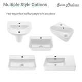Swiss Madison St. Tropez Vessel Sink in Glossy White
