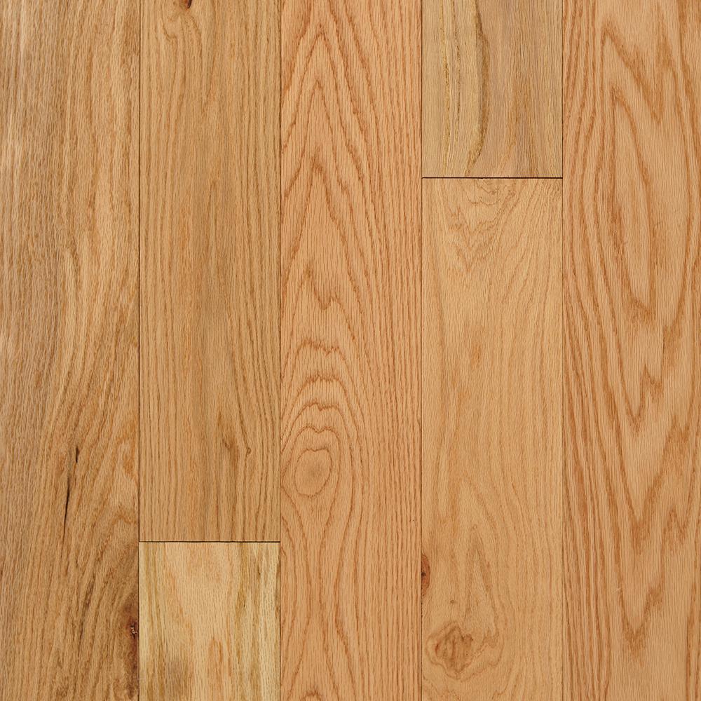 Bruce Plano Oak Gunstock 3/4 in. Thick x 5 in. Wide x Varying Length Solid Hardwood Flooring (23.5 sq. ft. / case) - Super Arbor