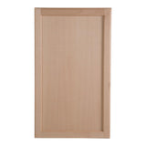 Easthaven Shaker Assembled 36x30x12 in. Frameless Wall Cabinet in Unfinished Beech - Super Arbor