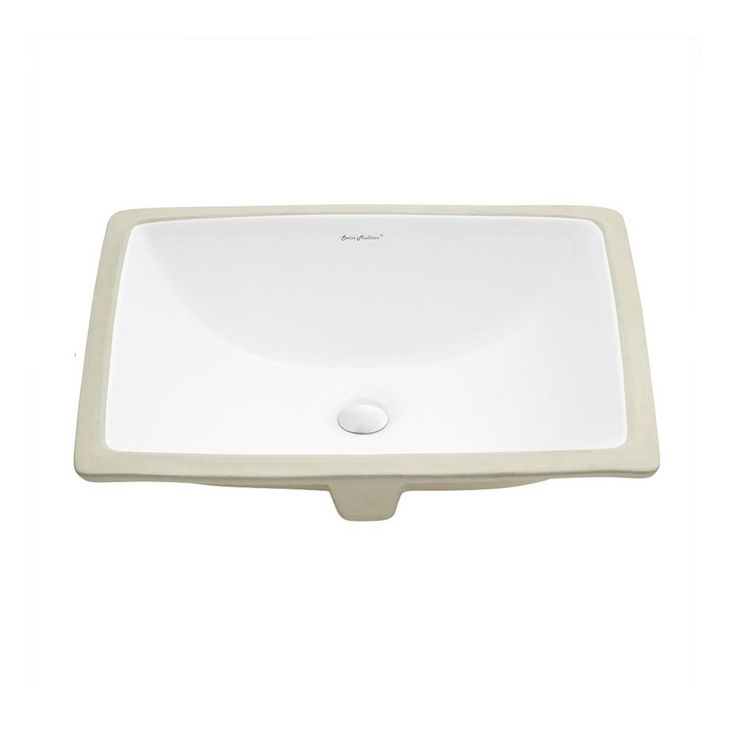 Swiss Madison Plaisir 18 in. Rectangular Under-Mount Bathroom Sink in White