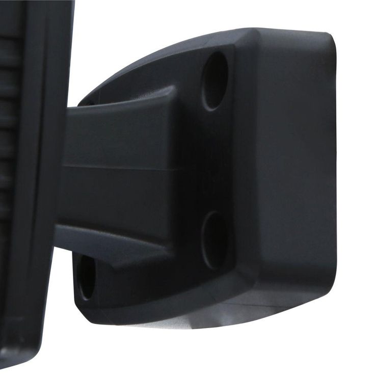 NATURE POWER Triple COB Black Outdoor Solar Motion Activated Security Flood Light with Integrated LED