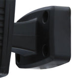 NATURE POWER Triple COB Black Outdoor Solar Motion Activated Security Flood Light with Integrated LED