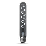 Feit Electric 25-Watt Equivalent T10 Dimmable LED Smoke Glass Vintage Edison Large Light Bulb with Spiral Filament Daylight (12-Pack)