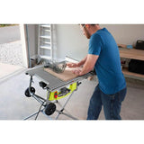 15 Amp 10 in. Expanded Capacity Table Saw With Rolling Stand