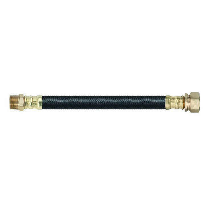 3/4 in. MIP x 5/8 in. O.D. Compression x 18 in. Polymer Braided Water Heater Connector (0.57 in. I.D.) - Super Arbor