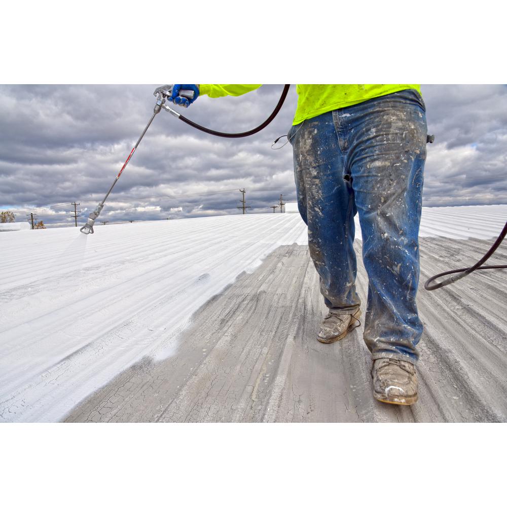 TekTop 5 Gal. Black 100% Silicone High Solids Roof Coating