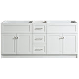 Hamlet 72 in. W x 21.5 in. D x 33.5 in. H Bath Vanity Cabinet Only in White - Super Arbor