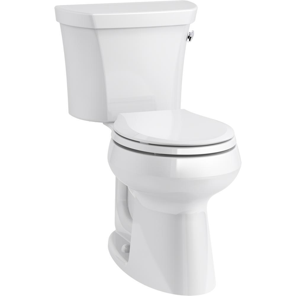 Cachet Quiet-Close Round Closed Front Toilet Seat with Grip-Tight Bumpers in White - Super Arbor