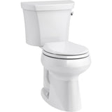 Cachet Quiet-Close Round Closed Front Toilet Seat with Grip-Tight Bumpers in White - Super Arbor