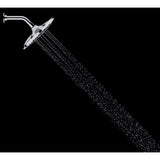 Recharge 6-Spray 9.1 in. Single Wall Mount Fixed Shower Head in Polished Chrome - Super Arbor