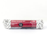 Ace 1/4 in. x 50 ft Gray/White Diamond Braided Polyester Rope