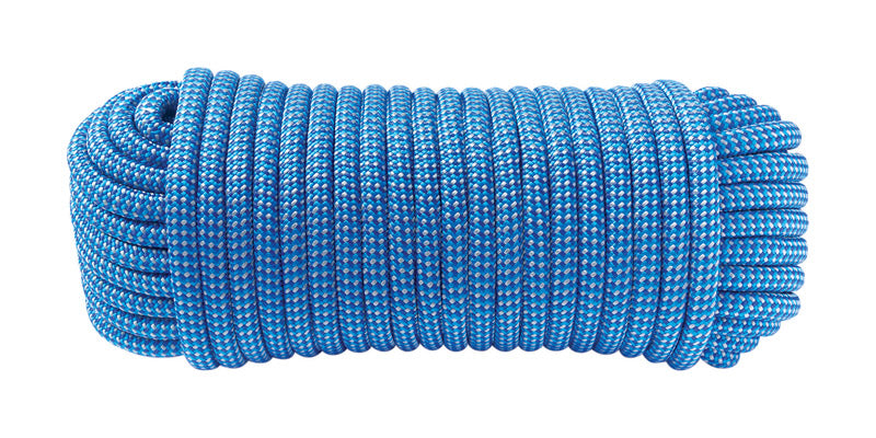 Ace 1/2 in. x 100 ft Blue Diamond Braided Polypropylene Rope