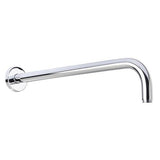 Miseno Brushed Nickel Shower Arm and Flange - Super Arbor