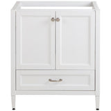 Claxby 48 in. W x 34 in H x 22 in. D Bath Vanity Cabinet Only in Cream - Super Arbor