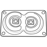 Silver Dual Top Plate Hardware - Super Arbor