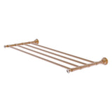 Allied Brass Carolina Crystal Collection 30-in Towel Shelf in Brushed Bronze