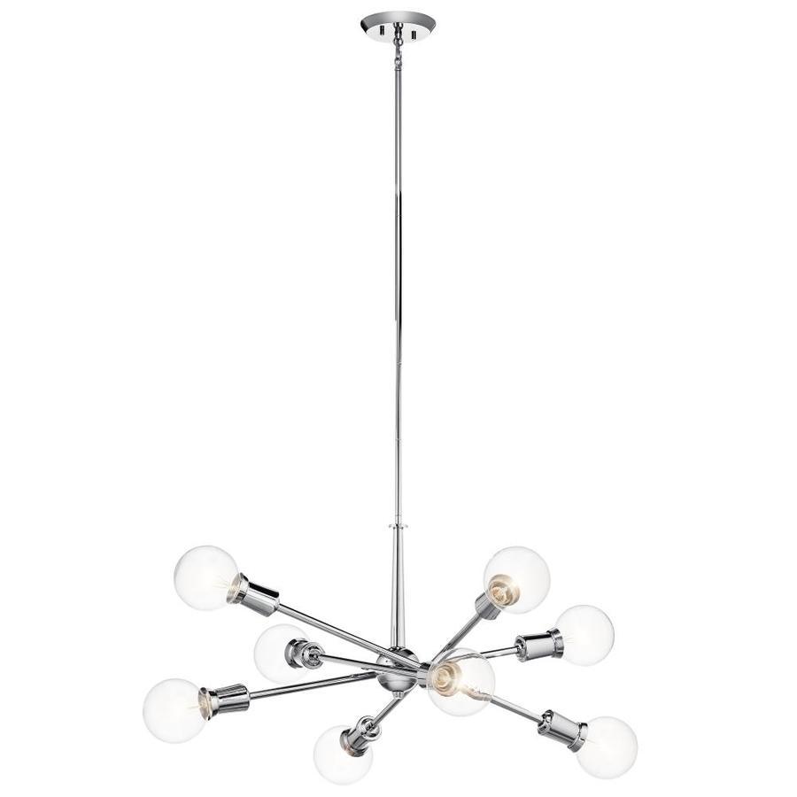 Kichler Armstrong 10-Light Natural Brass Modern/Contemporary Chandelier - Super Arbor