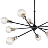 Kichler Armstrong 10-Light Natural Brass Modern/Contemporary Chandelier - Super Arbor