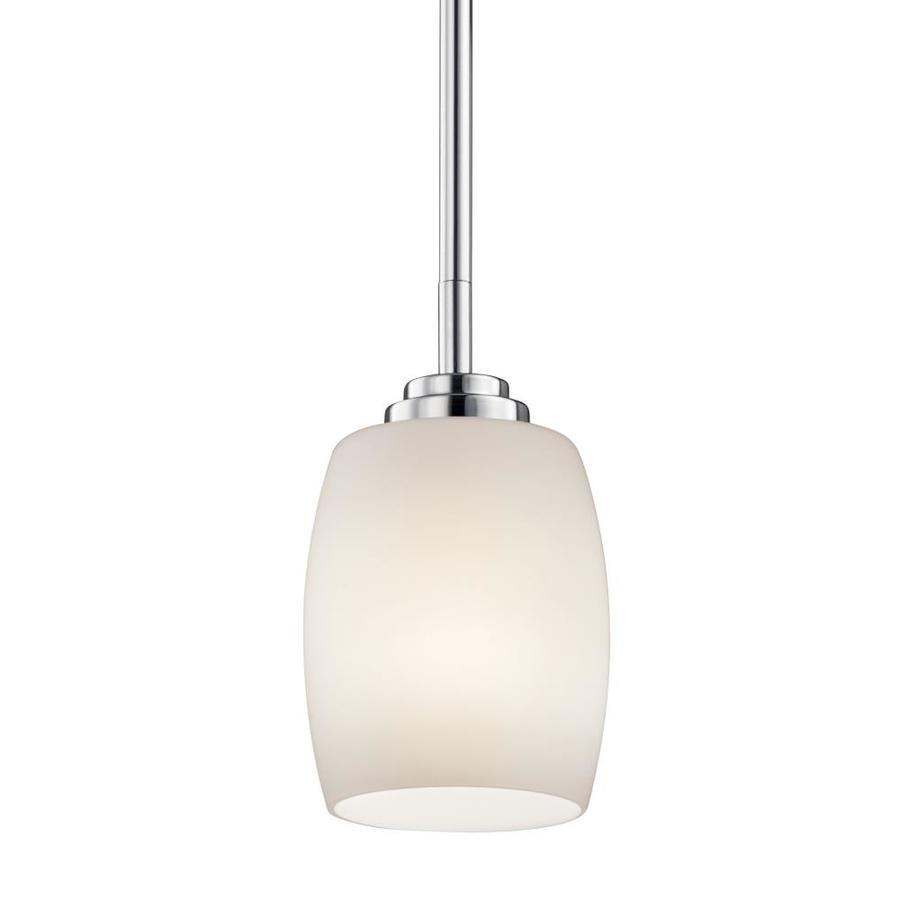 Kichler Eileen Olde Bronze Modern/Contemporary Etched Glass Cylinder LED Pendant Light - Super Arbor