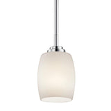 Kichler Eileen Olde Bronze Modern/Contemporary Etched Glass Cylinder LED Pendant Light - Super Arbor
