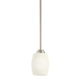 Kichler Eileen Olde Bronze Modern/Contemporary Etched Glass Cylinder LED Pendant Light - Super Arbor