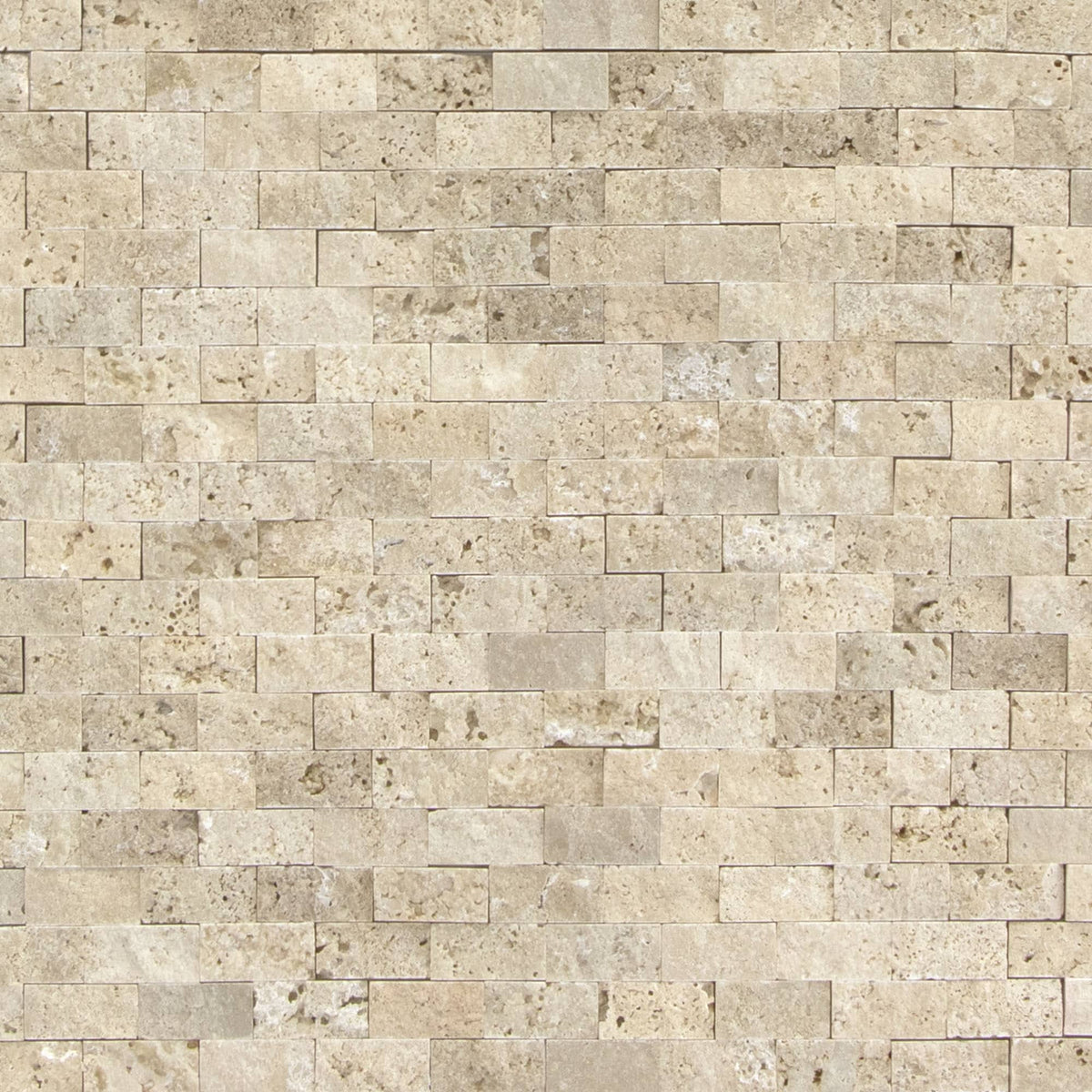 SUNWINGS 3D Stone Beige 10-in x 11-in Matte Natural stone Marble Peel and stick Mosaic Wall Tile product image