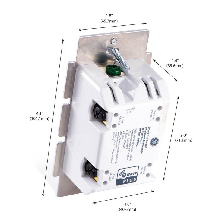 GE Enbrighten Z-Wave Plus In-Wall Smart Fan Control