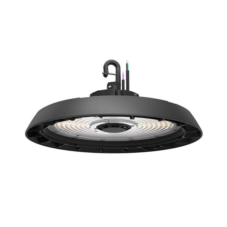 Commercial Electric CE 14 in. LED Lumen Changing Round Highbay Matte Black